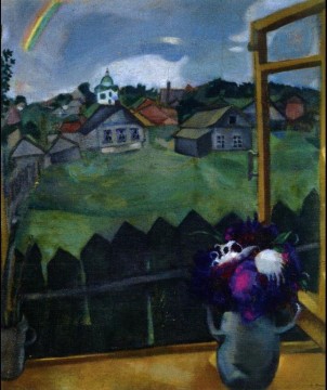  Vitebsk Pintura - Ventana Vitebsk contemporáneo Marc Chagall